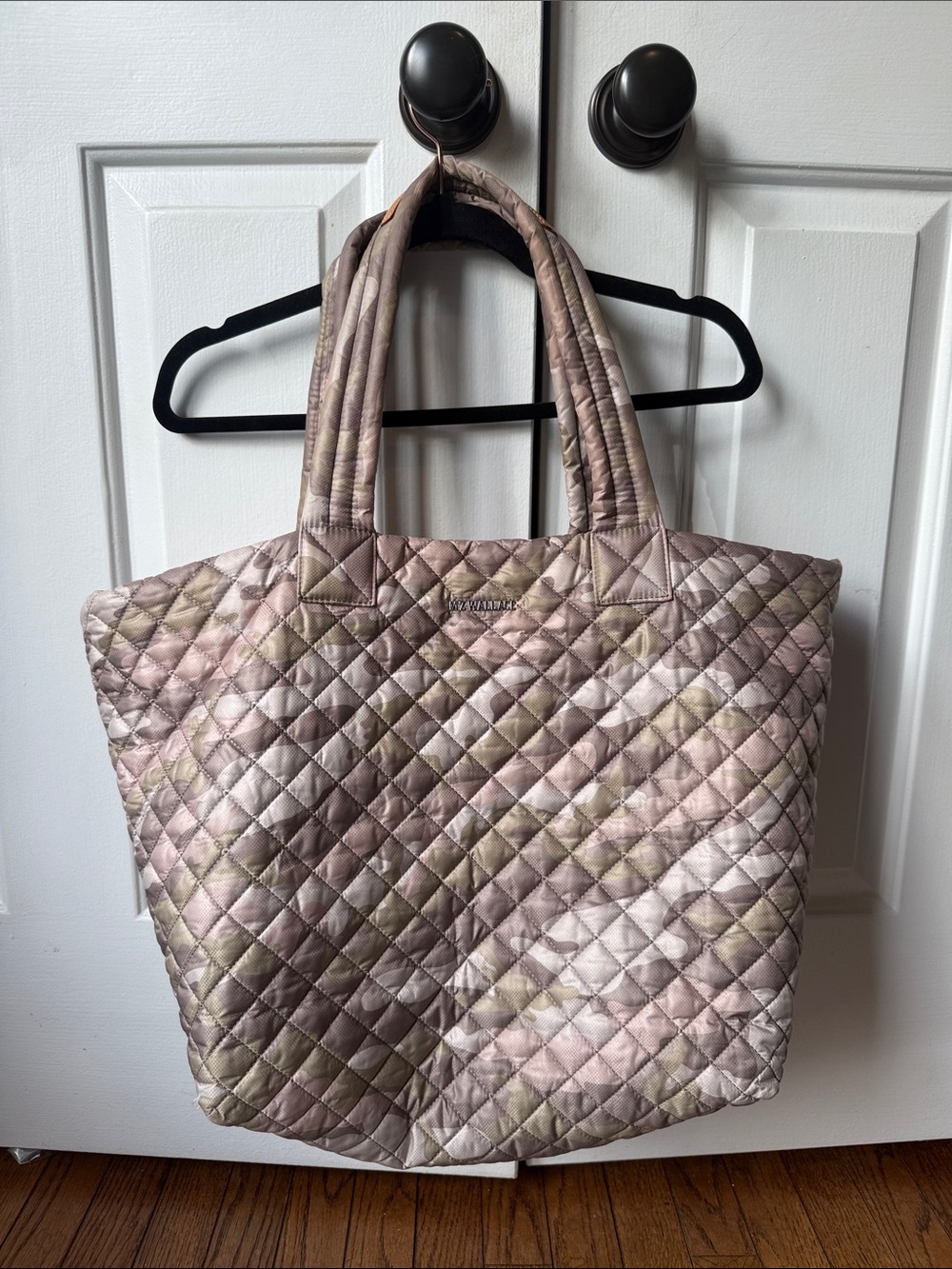 MZ Wallace large metro tote deluxe camo Light Pink and Olive Camo like new